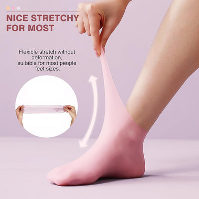 Silicon Gel Moisturizing Sock, Foot Care Protector, Women Foot Spa Pedicure Silicone Sock, Pedicure Socks For Dry Cracked Feet Heel And Soften Rough Skin